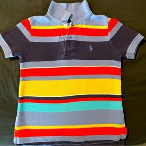 Stripe Polo size 4